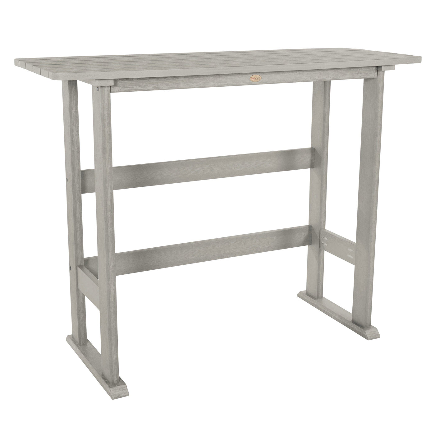 Lehigh Bar Height Balcony Table Balcony Table Highwood USA Harbor Gray 