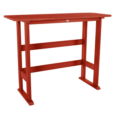 Lehigh Bar Height Balcony Table Balcony Table Highwood USA Rustic Red 