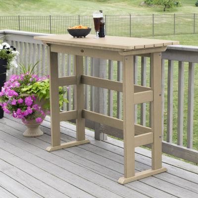 Refurbished Lehigh Bar Height Balcony Table Balcony Table Highwood USA 