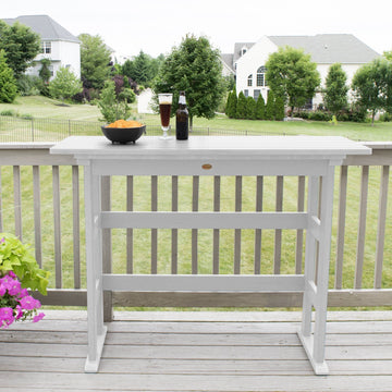 Refurbished Lehigh Bar Height Balcony Table Balcony Table Highwood USA 