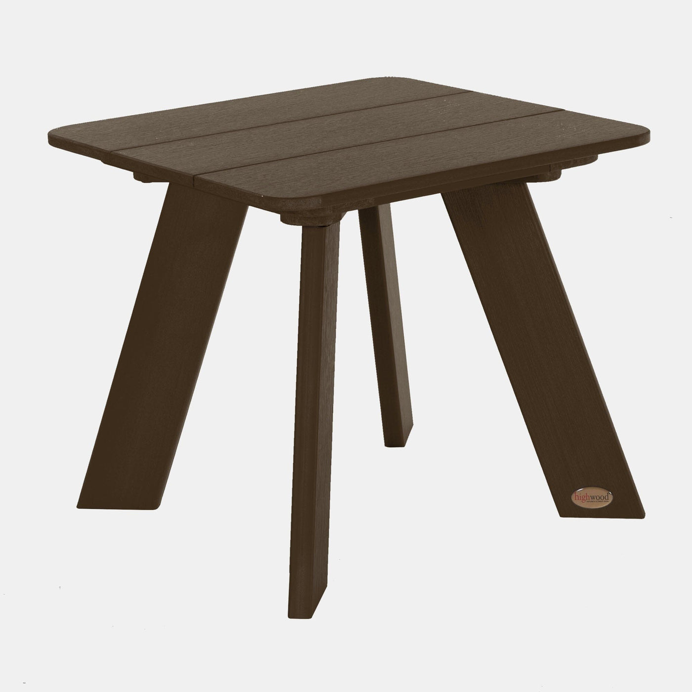 Italica Modern Side table in Weathered Acorn brown