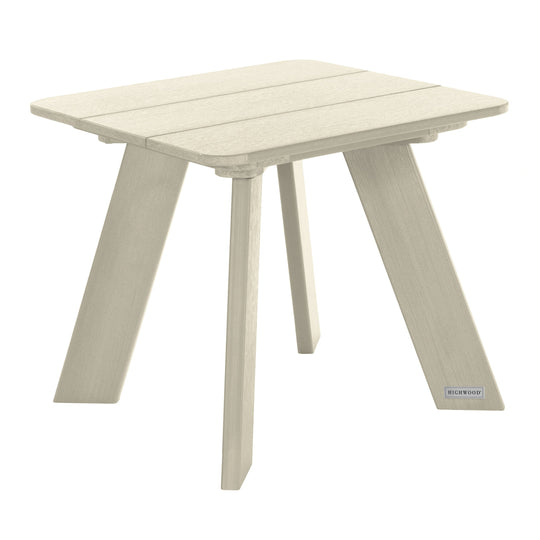 Italica Modern Side Table Table Highwood USA Whitewash 