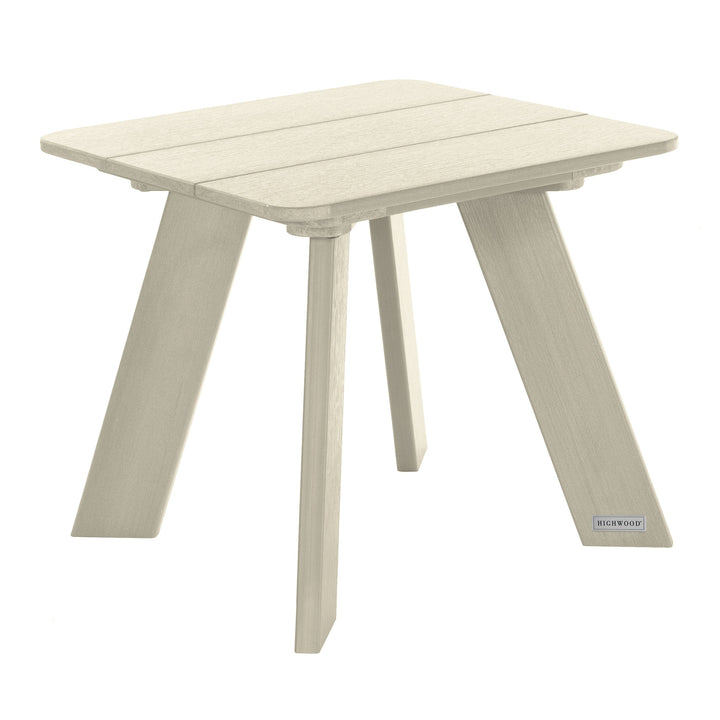 Italica Modern Side Table Table Highwood USA Whitewash 
