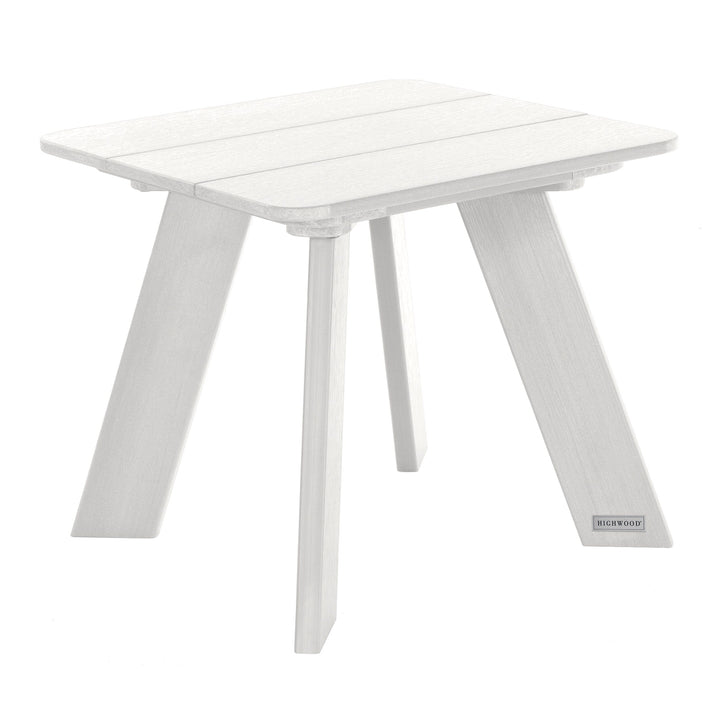 Italica Modern Side Table Table Highwood USA White 