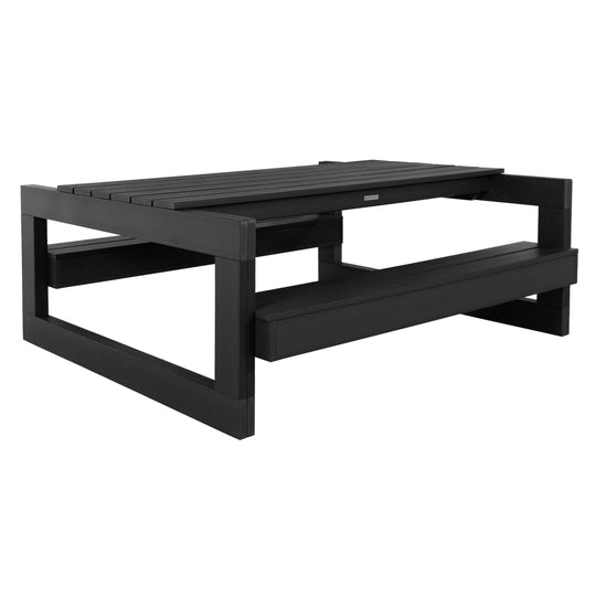 Monroe Modern Picnic Table Table Highwood USA Black 
