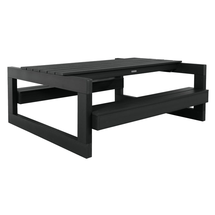 Monroe Modern Picnic Table Table Highwood USA Black 