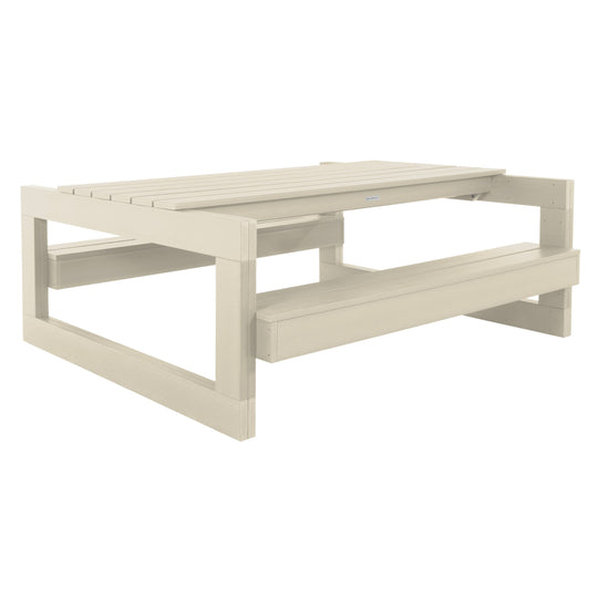 Monroe Modern Picnic Table Table Highwood USA Whitewash 