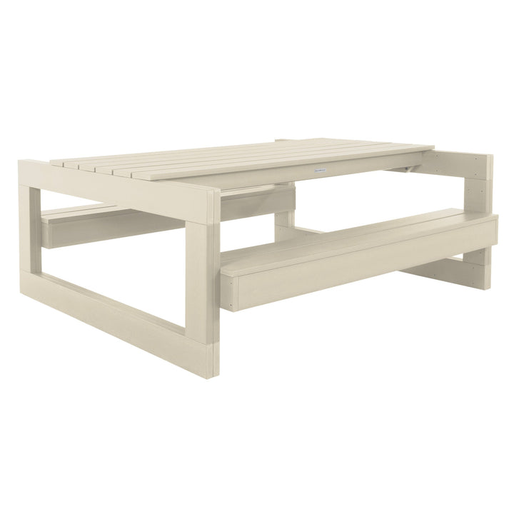 Monroe Modern Picnic Table Table Highwood USA Whitewash 