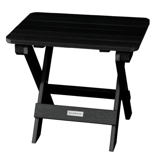 Highwood Folding Adirondack Side Table Table Highwood USA Black 