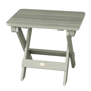 Refurbished Folding Adirondack Side Table Outdoor Furniture Highwood USA Eucalyptus 