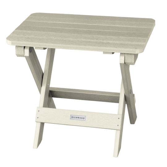 Highwood Folding Adirondack Side Table Table Highwood USA Whitewash 