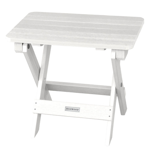 Highwood Folding Adirondack Side Table Table Highwood USA White 