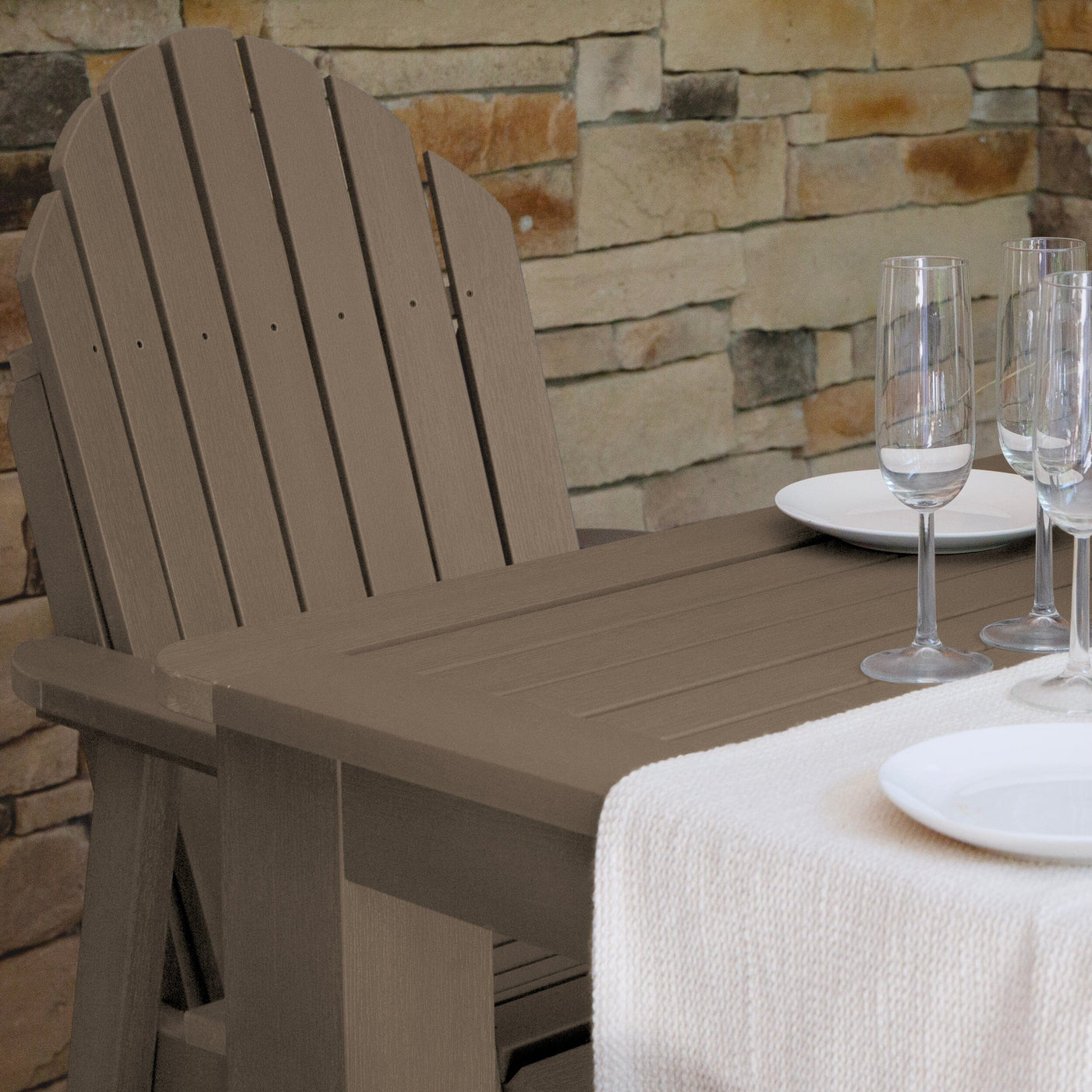 Hamilton 5pc Square Dining Set 42in x 42in - Counter Height Dining Highwood USA 