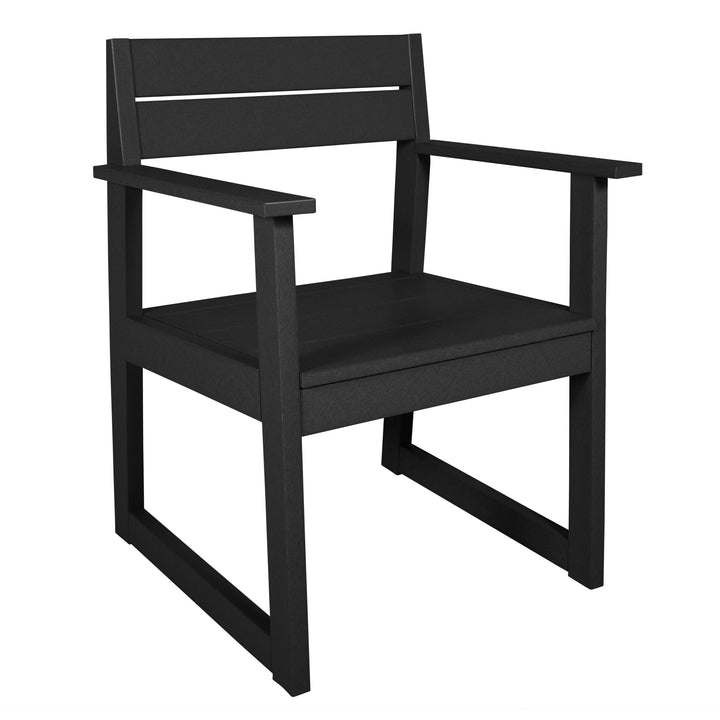 Haven Modern Dining End Chair Highwood USA Black Sand 