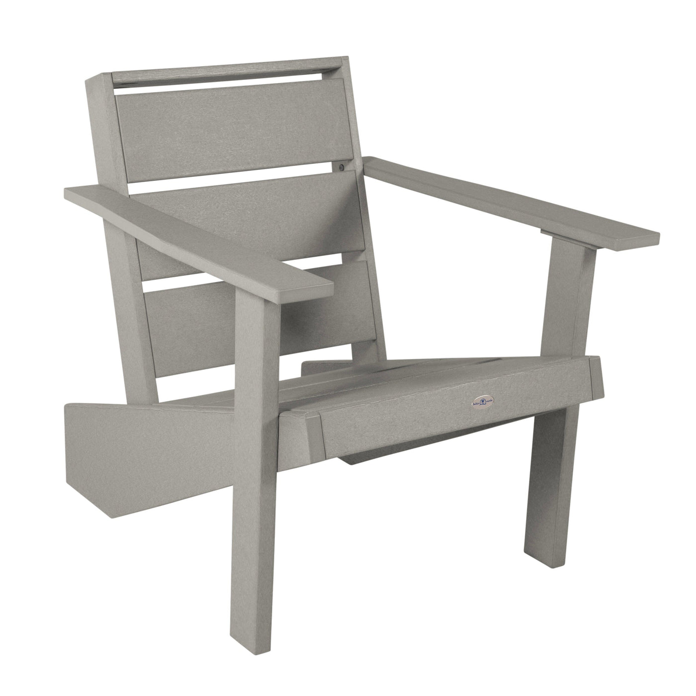 Haven Modern Adirondack Chair Chair Bahia Verde Outdoors Cove Gray 