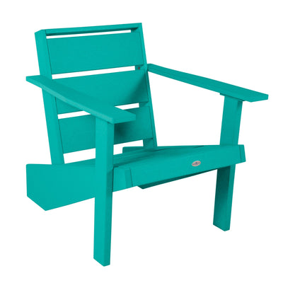 Haven Modern Adirondack Chair Chair Bahia Verde Outdoors Seaglass Blue 