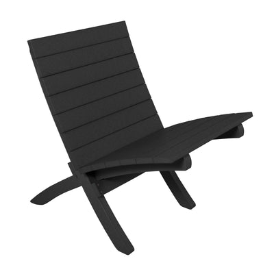 Haven Modern Side Chair Chair Bahia Verde Outdoors Black Sand 