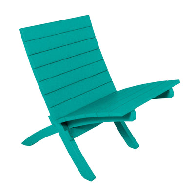 Haven Modern Side Chair Chair Bahia Verde Outdoors Seaglass Blue 