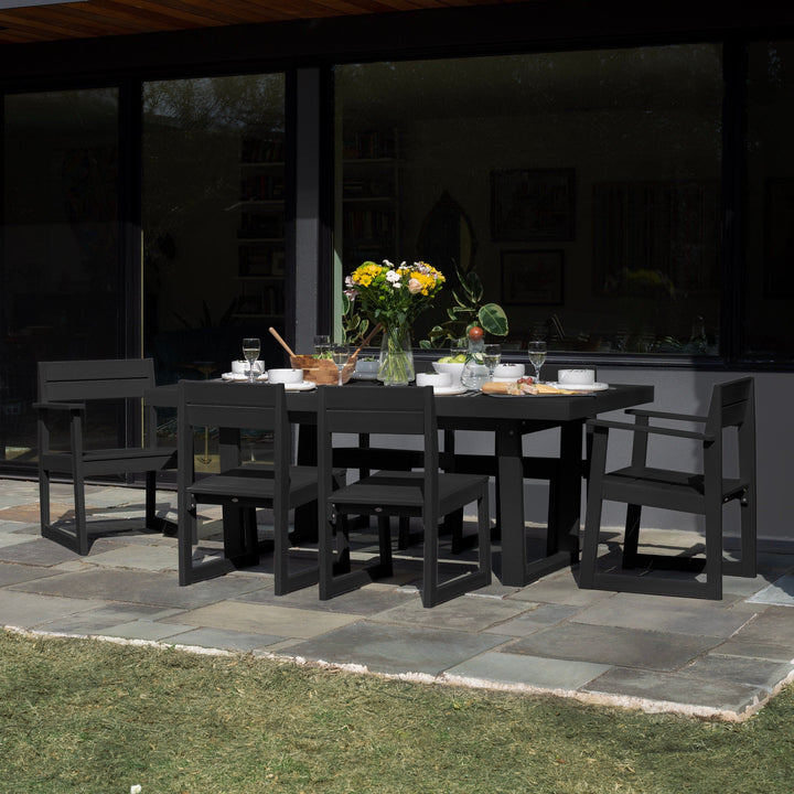 Haven Modern 7 Piece Dining Set Dining Bahia Verde Outdoors 