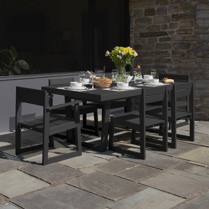 Haven Modern 7 Piece Dining Set Dining Bahia Verde Outdoors 