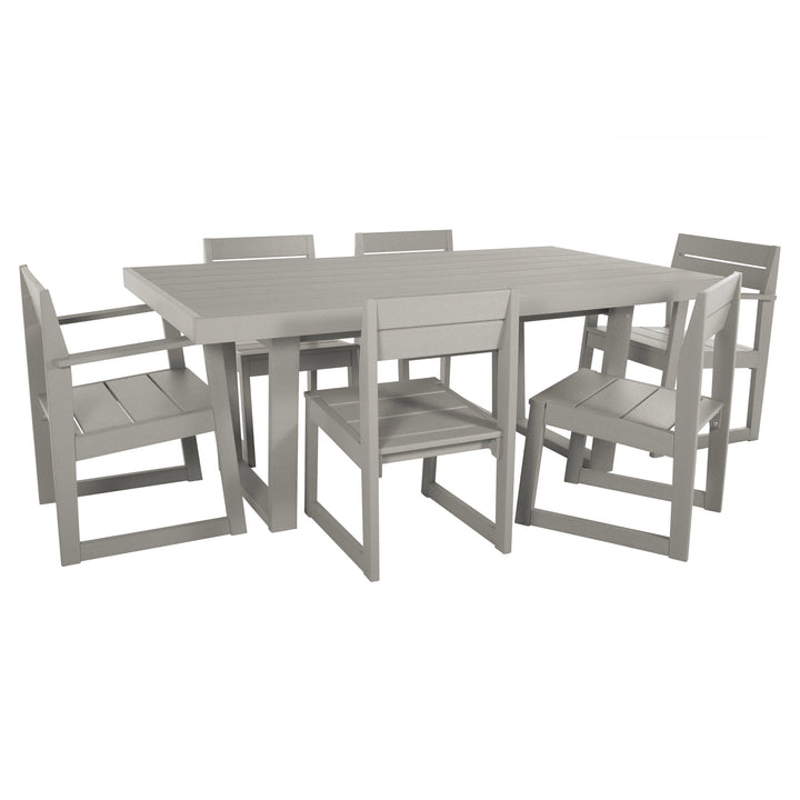 Haven Modern 7 Piece Dining Set Dining Bahia Verde Outdoors Cove Gray 