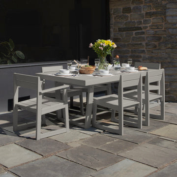 Haven Modern 7 Piece Dining Set Dining Bahia Verde Outdoors 