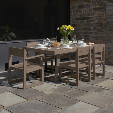Haven Modern 7 Piece Dining Set Dining Bahia Verde Outdoors 