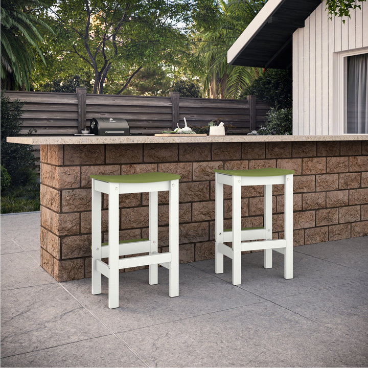 Shoreline Backless Bar-Height Stool Dining Bahia Verde Outdoors 