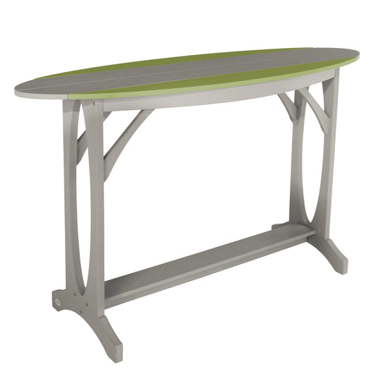 Shoreline Bar-Height Table Dining Bahia Verde Outdoors Palm Green Cove Gray 