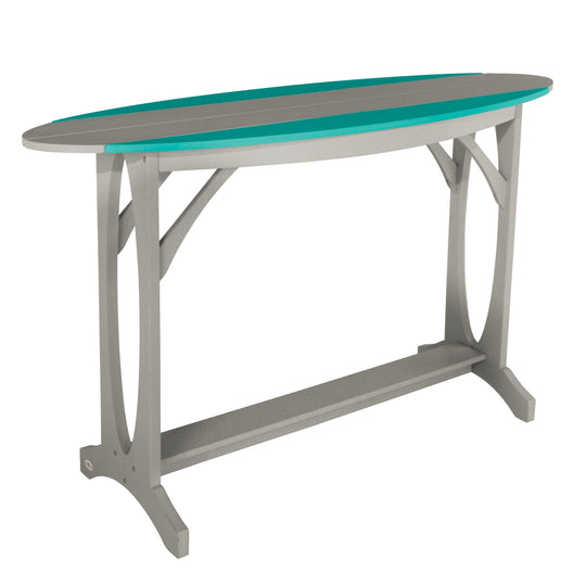 Shoreline Bar-Height Table Dining Bahia Verde Outdoors Seaglass Blue Cove Gray 