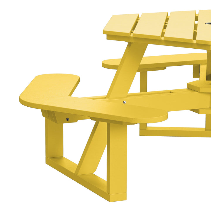 Shoreline Hexagon Picnic Table Table Bahia Verde Outdoors 