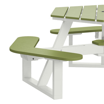 Shoreline Hexagon Picnic Table Table Bahia Verde Outdoors 
