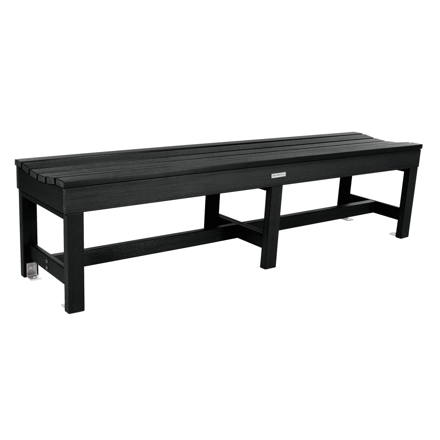Lehigh Picnic Bench - 6ft Bench Highwood USA Black 
