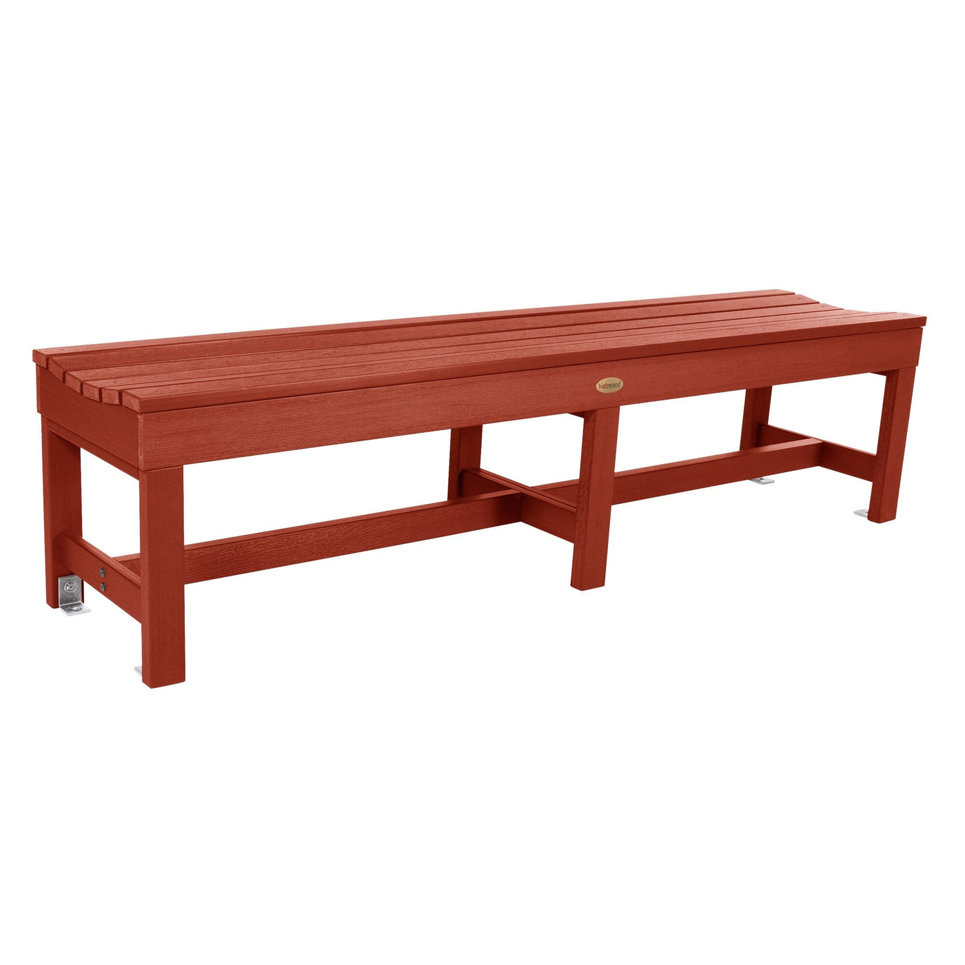 Lehigh Picnic Bench - 6ft Bench Highwood USA Rustic Red 