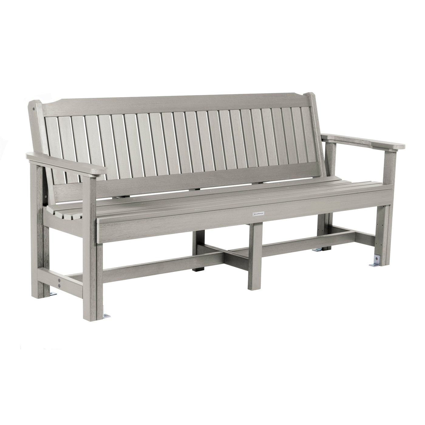 Lehigh Garden Bench - 6ft Bench Highwood USA Harbor Gray 