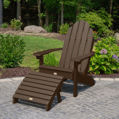 Essential Adirondack Chair with Essential Folding Ottoman Adirondack Chairs ELK OUTDOORS® 