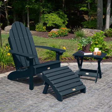 Essential Adirondack Chair with Ottoman & Folding Side Table Adirondack Chairs ELK OUTDOORS® 