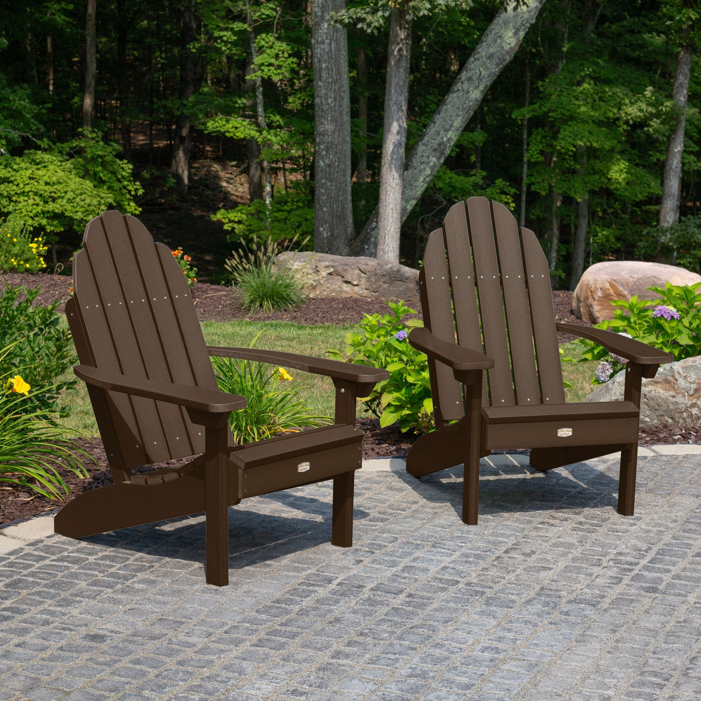 Set of 2 Essential Adirondack Chairs Kitted Sets ELK OUTDOORS® 