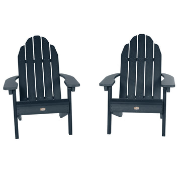 Set of 2 Essential Adirondack Chairs Kitted Sets ELK OUTDOORS® Federal Blue 