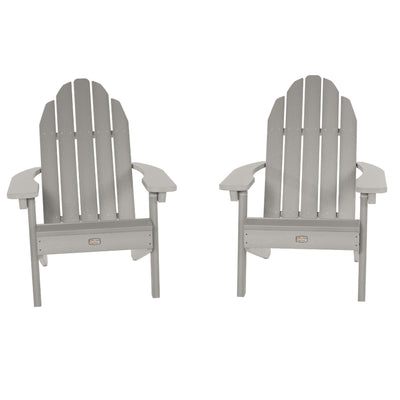 Set of 2 Essential Adirondack Chairs Kitted Sets ELK OUTDOORS® Harbor Gray 
