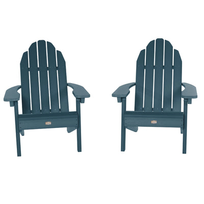 Set of 2 Essential Adirondack Chairs Kitted Sets ELK OUTDOORS® Nantucket Blue 
