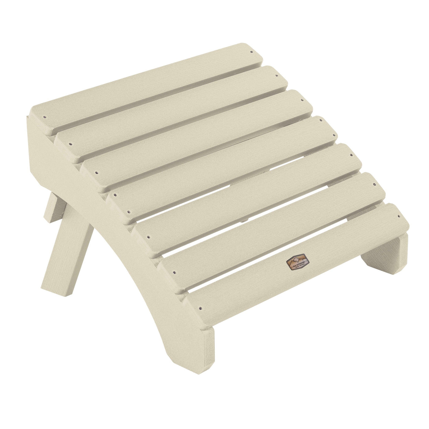 The Essential Folding Ottoman Ottoman ELK OUTDOORS® Whitewash 