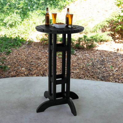 Round 24" Diameter Bistro Table - Bar Height Table Highwood USA 