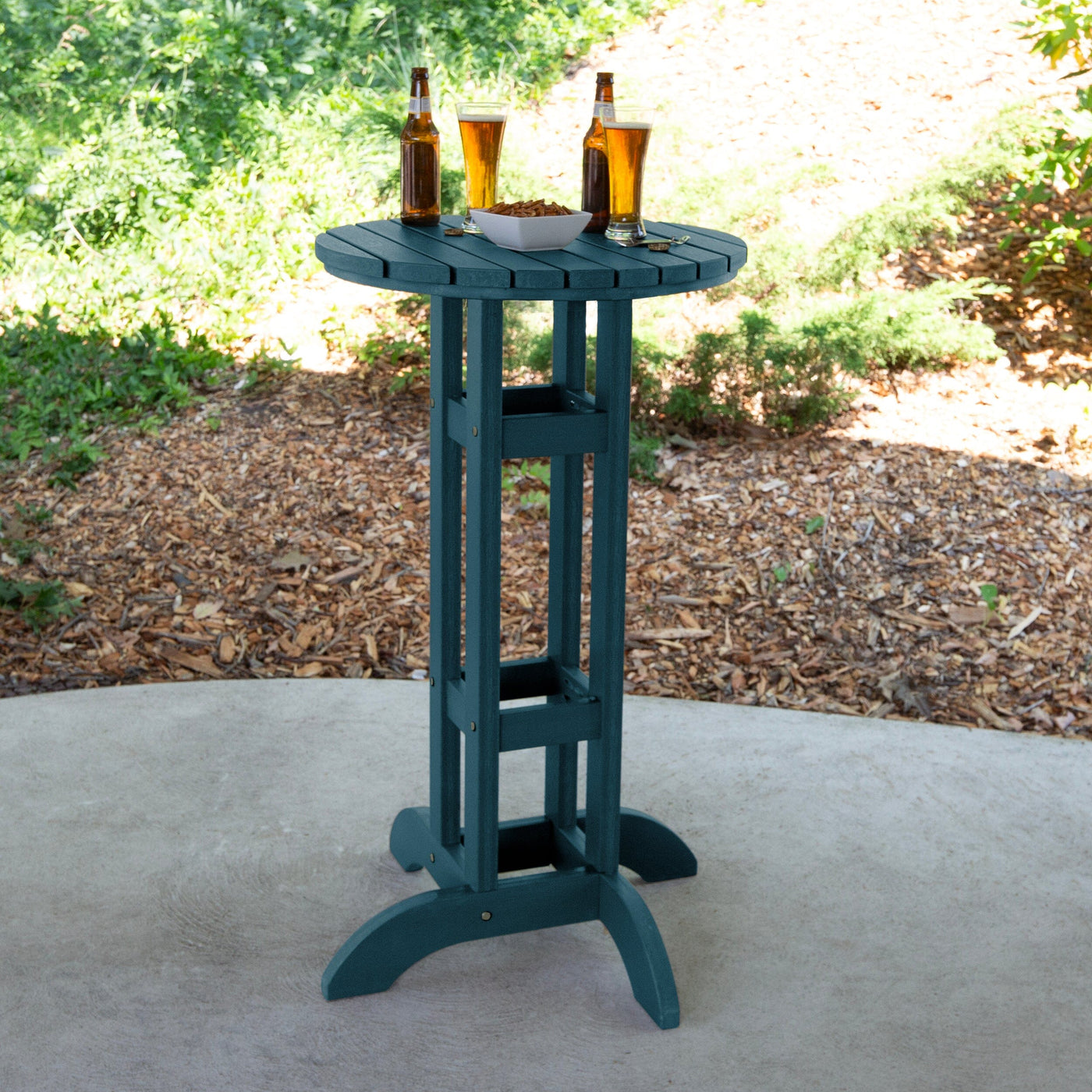 Round 24" Diameter Bistro Table - Bar Height Table Highwood USA 