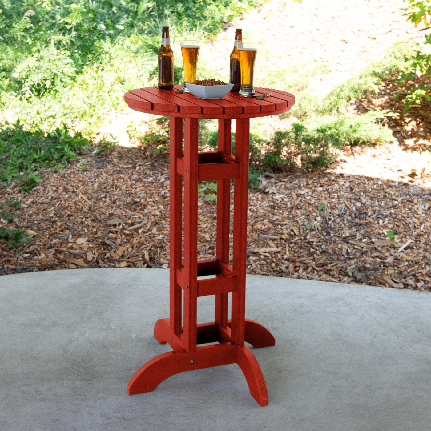 Round 24" Diameter Bistro Table - Bar Height Table Highwood USA 