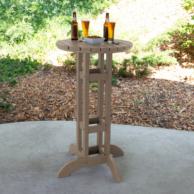 Round 24" Diameter Bistro Table - Bar Height Table Highwood USA 