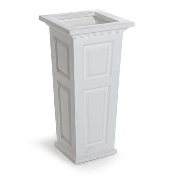 Windsor Tall Outdoor Planter Highwood USA Chalk 