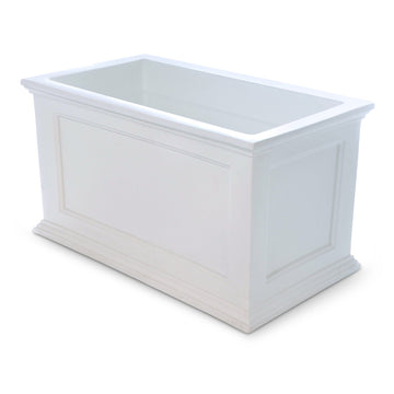Beckett Patio Planter 20in x 36in Highwood USA Chalk 