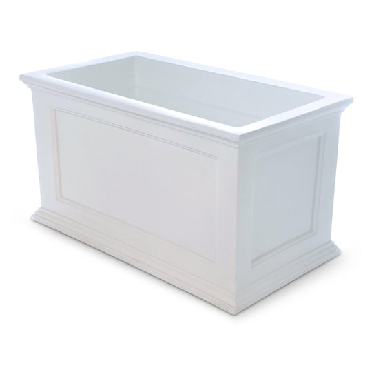 Beckett Patio Planter 20in x 36in Highwood USA Chalk 