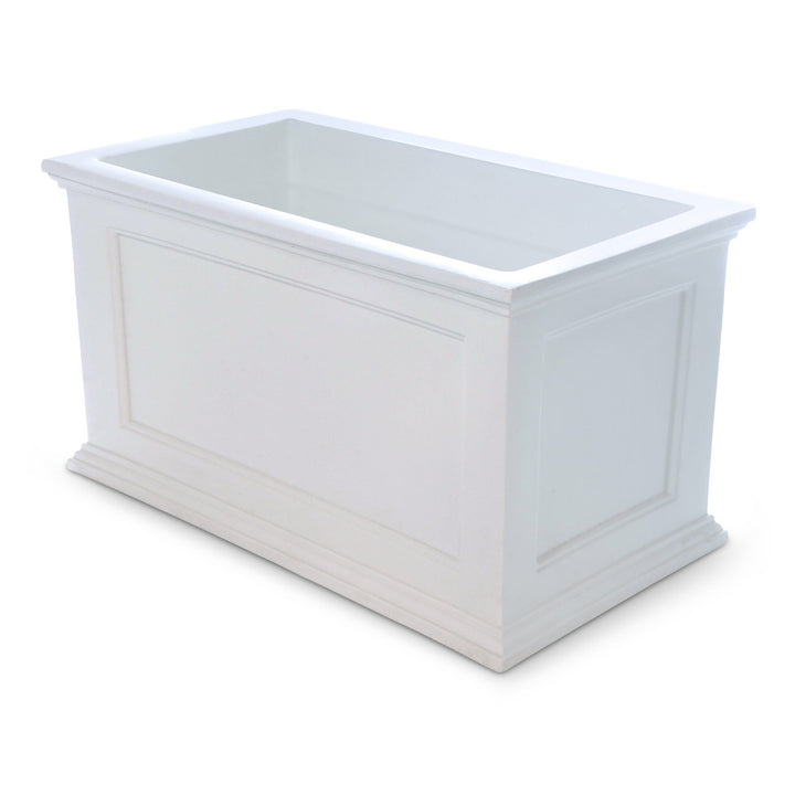 Beckett Patio Planter 20in x 36in Highwood USA Chalk 